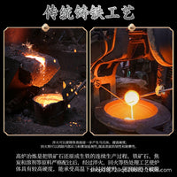 Korean Style Commercial Cast Iron BBQ Grill for Restaurants and Home Use, Japanese Charcoal Grill Stove with Rack