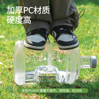 Portable Water Storage Container with Spare Lid, Food-Grade PC for Home, Outdoor, and Car Use