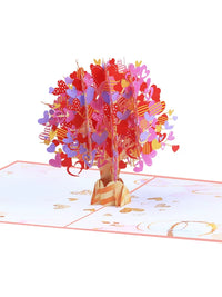 3D Pop-Up Valentine's Day Greeting Card for Lovers