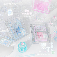 RosyPosy M5 Lucky Charm PVC Mini Loose-Leaf Notebook