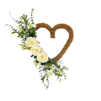 Valentine's Day Heart Wreath for Front Door Decor