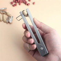 Stainless Steel Peanut Sheller Tool for Quick Nut Cracking