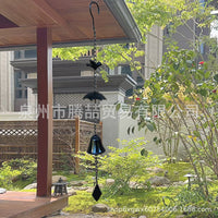 Outdoor Metal Wind Chime with Bird Decor for Garden Patio Villa