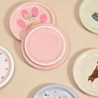 2024 New Ceramic Mug Lid with Cute Design, Universal Dustproof Round Cup Cover for Home Use