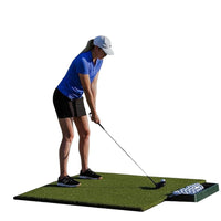 Golf Hitting Mat with Tee Holder for Outdoor Practice