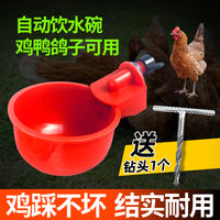 Automatic Poultry Waterer Drinking Cups for Chickens Ducks Geese Quail Birds