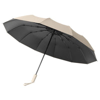 Automatic Folding Umbrella Large Windproof UV Protection Sun Rain Dual-Use