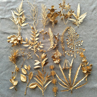 Artificial Gold Chinese New Year Floral Arrangement Accessories