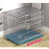 Durable Foldable Pet Cage for Small to Medium Dogs and Cats, Easy Assembly