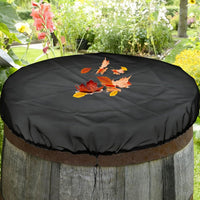Outdoor Rain Barrel Filter Screen Cover for Water Tanks, Insect and Leaf Protection Net