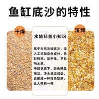 Natural Rainbow River Sand for Aquarium Landscaping, Decorative Substrate for Fish Tanks