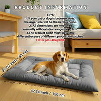 Soft Pet Bed Mat for Large Dogs & Cats - Thickened, Non-Slip, All-Season Comfort