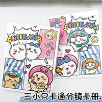 A5 3-Inch Mini Photo Card Album with Hardcover and Loose-Leaf Pages