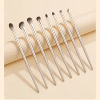 15-Piece Gilded Eye Makeup Brush Set with Portable Bag