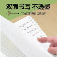 M&G B5/A4 Spiral Notebook with Detachable Refills, Grid/Lined Pages, Thickened for Students