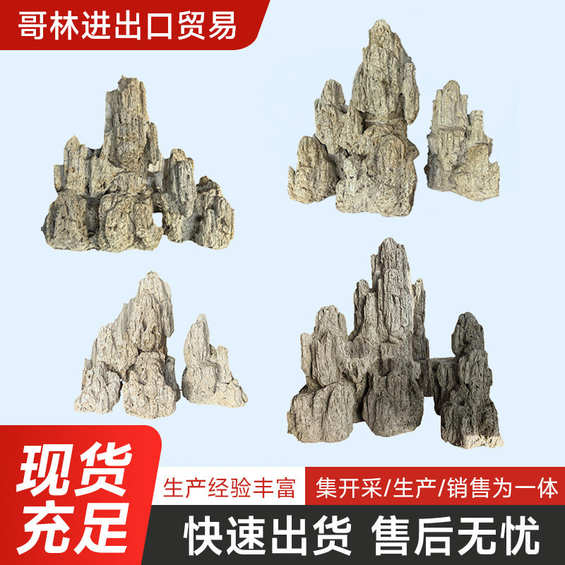 Outdoor Garden Faux Rock Ornament Landscape Decor for Villa Courtyard