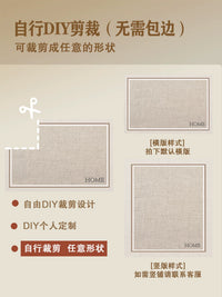 Arched Computer Chair Mat for Bedroom Study, Non-Slip Soundproof Floor Protector for Office and Kids' Study Chairs