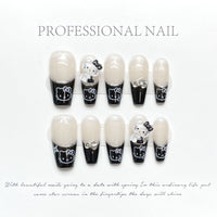 Handmade Press-On Nails, Reusable Artificial Nail Tips in Various Styles