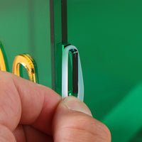 Green Acrylic Ballot Box with Lock for Elections, Weddings, Parties, Donations, Postcards, Blessings, High Transparency