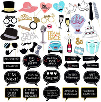 Novelty Photo Booth Props for Weddings, Birthdays, and Parties
