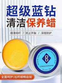 Billiard Cue Stick Maintenance Wax and Oil Set for Cleaning and Protection