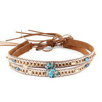 Bohemian Retro Shell Ethnic Style Hat Band for Straw Hats, Fedoras, Cowboy Hats, Bag Decoration Chain
