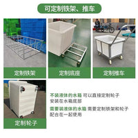 Food-Grade Rectangular Plastic Water Storage Tank for Fish, Turtle, and Seafood Transport