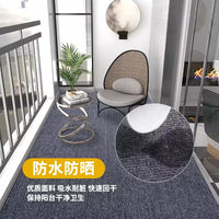 Outdoor Waterproof Non-Slip Absorbent Mat for Balcony Patio Entrance