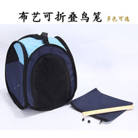 Portable Foldable Pet Bird Carrier Travel Cage Oxford Cloth Parrot Bag