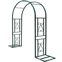 Garden Arch Trellis for Climbing Plants, Roses, and Vines - Outdoor Decorative Archway Support