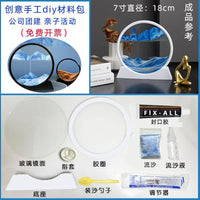 DIY Quicksand Art Kit Creative Desktop Ornament for Living Room Entrance Kids Gift