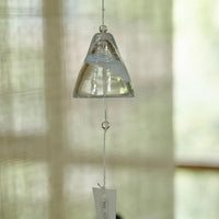 Japanese Style Glass Wind Chime for Home Decor, Hand-Painted Creative Wind Bell Ornament