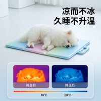 Pet Cooling Mat Foldable Gel Sponge Summer Ice Pad for Cats and Dogs