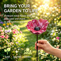 Creative Iron Art Hummingbird Feeder for Outdoor Garden Decoration