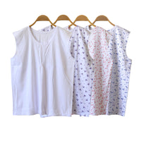 Women's Cotton Floral Sleeveless Vest for Middle-Aged & Elderly