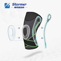 Knitted Elastic Knee Brace for Running, Cycling, and Outdoor Sports