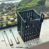 Hydroponic Plant Basket Wall-Mounted Transparent Thickened for Green Plants Fish Tank Micro-Landscape