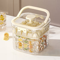 Luxury Thickened Transparent Ice Bucket with Handle for Home, Commercial, Outdoor Dining, and Beverage Chilling