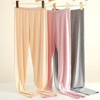 Women's Modal Thermal Leggings High Waist Thin Base Layer Pants