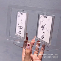 Acrylic Rotatable Double-Sided Photo Frame for 3-inch Instax Mini Cards, Desktop Display
