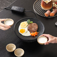 Portable Tea Brewing & BBQ Grill Set for Home & Patio, Charcoal Stove for Outdoor Gatherings