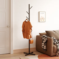 Modern Minimalist Garment Rack with Cross Base for Bedroom and Home Use