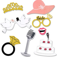 Novelty Photo Booth Props for Weddings, Birthdays, and Parties