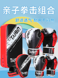 Graffiti Boxing Gloves and Focus Mitts Set for Kids and Adults