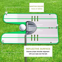Golf Putting Alignment Mirror Training Aid