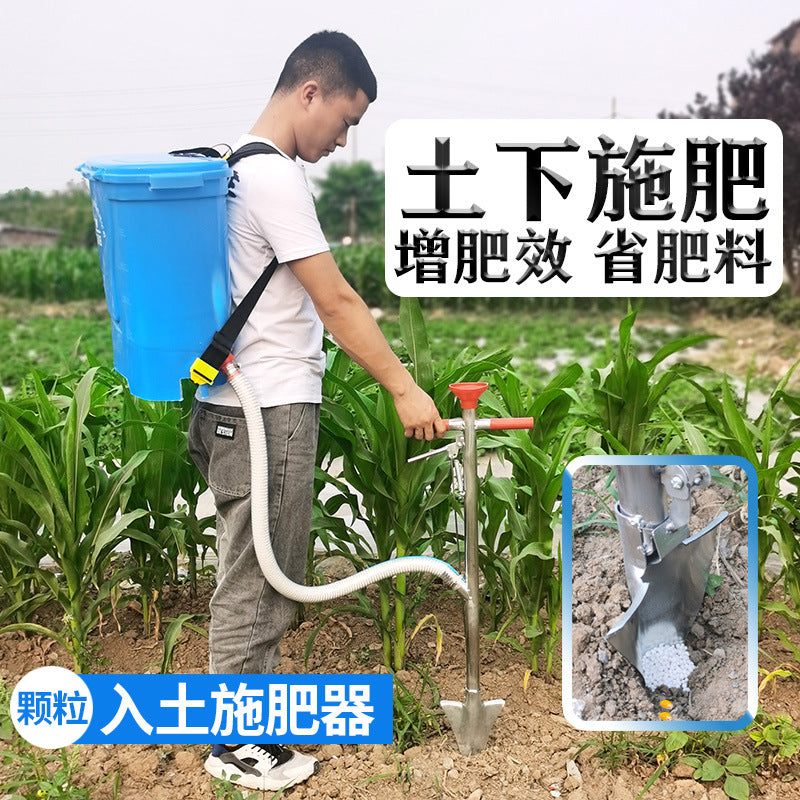 Manual Underground Fertilizer Applicator for Corn and Agricultural Crops