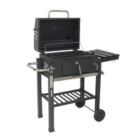 Outdoor Foldable BBQ Grill Patio Barbecue Stove Charcoal Smoker for Home Use Winter Heating