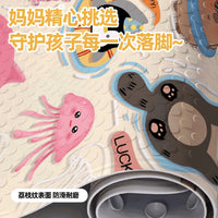 Kids' Non-Slip Bath Mat with Suction Cups for Shower and Bathtub