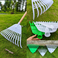Heavy-Duty Garden Rake for Leaves and Debris, Lawn and Yard Tool