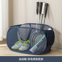 Pop-Up Storage Basket for Camping, Picnics, and Sports Gear - Foldable with Zipper